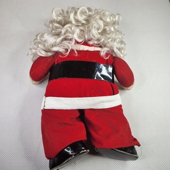 Vintage Rushton Rubber Face Santa 20" Plush Upcycled See Pics Description - Picture 2 of 13